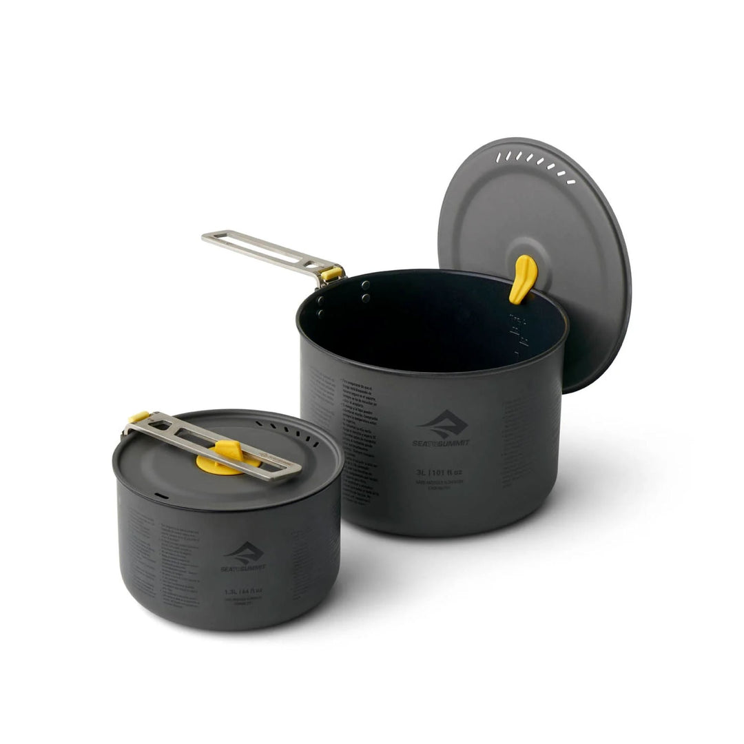 Sea to Summit Frontier UL Two Pot Set - [2 Piece] 1.3L & 3L Pots