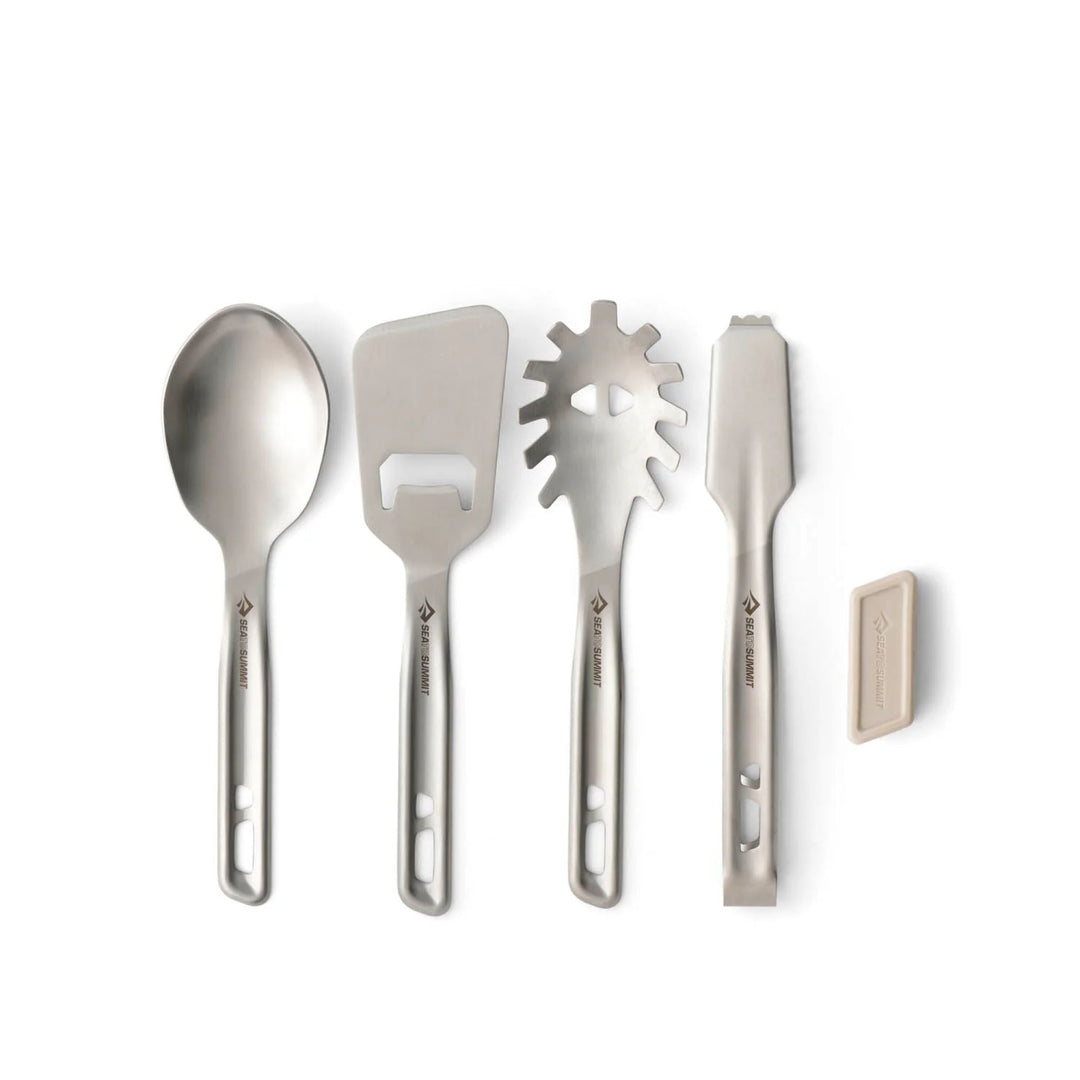 Sea to Summit Detour Stainless Steel Utensil Set - [4 Piece]