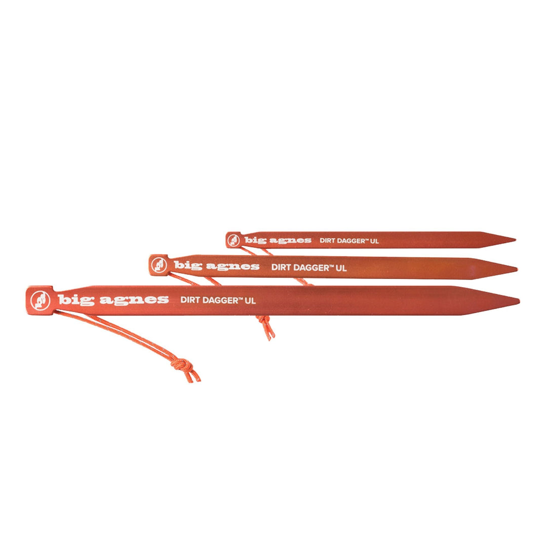 Big Agnes Dirt Dagger UL 6.75” Tent Stake: Bulk Pack of 30