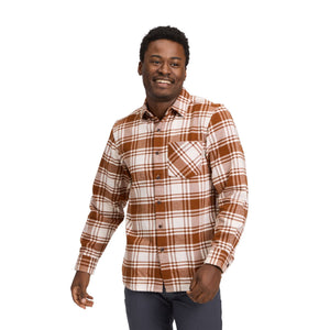 Clay/Off White Plaid