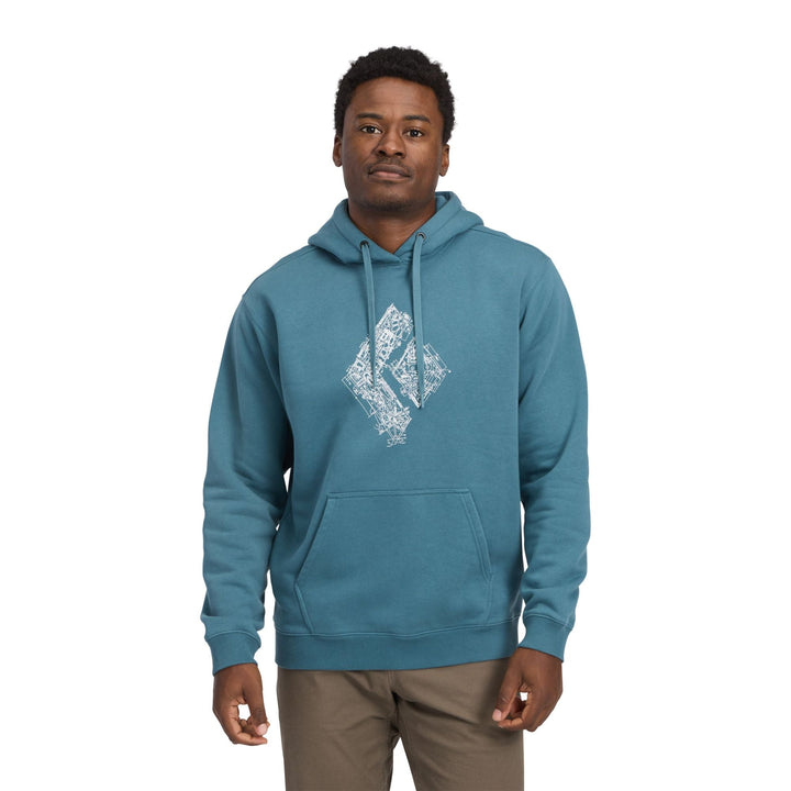 Black Diamond Men's Engineered Diamond Pullover Hoodie