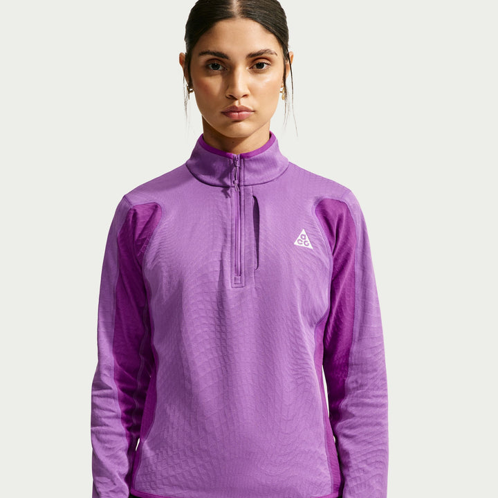 Nike ACG Women's "Wolf Grid" Therma-Fit 1/2-Zip Hiking Top