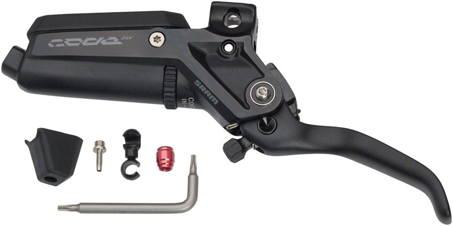 SRAM Code Silver Stealth Disc Brake Lever Assembly - Aluminum Lever Blade BLK C1