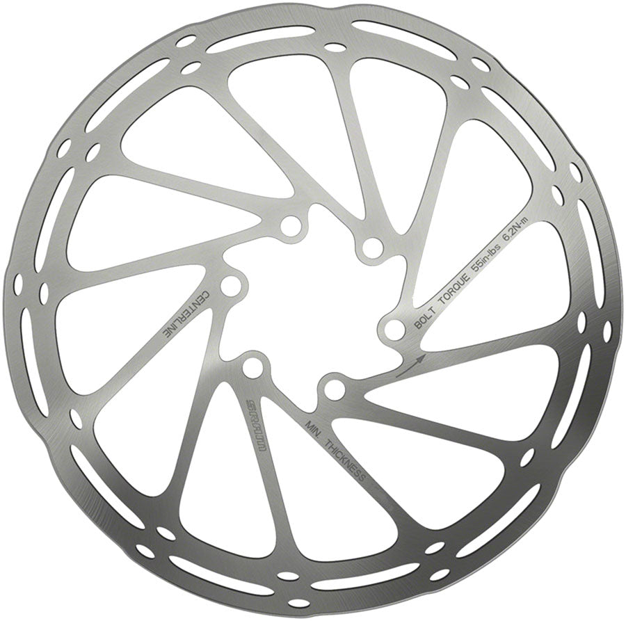 SRAM CenterLine Disc Brake Rotor - 200mm 6-Bolt 2.0mm
