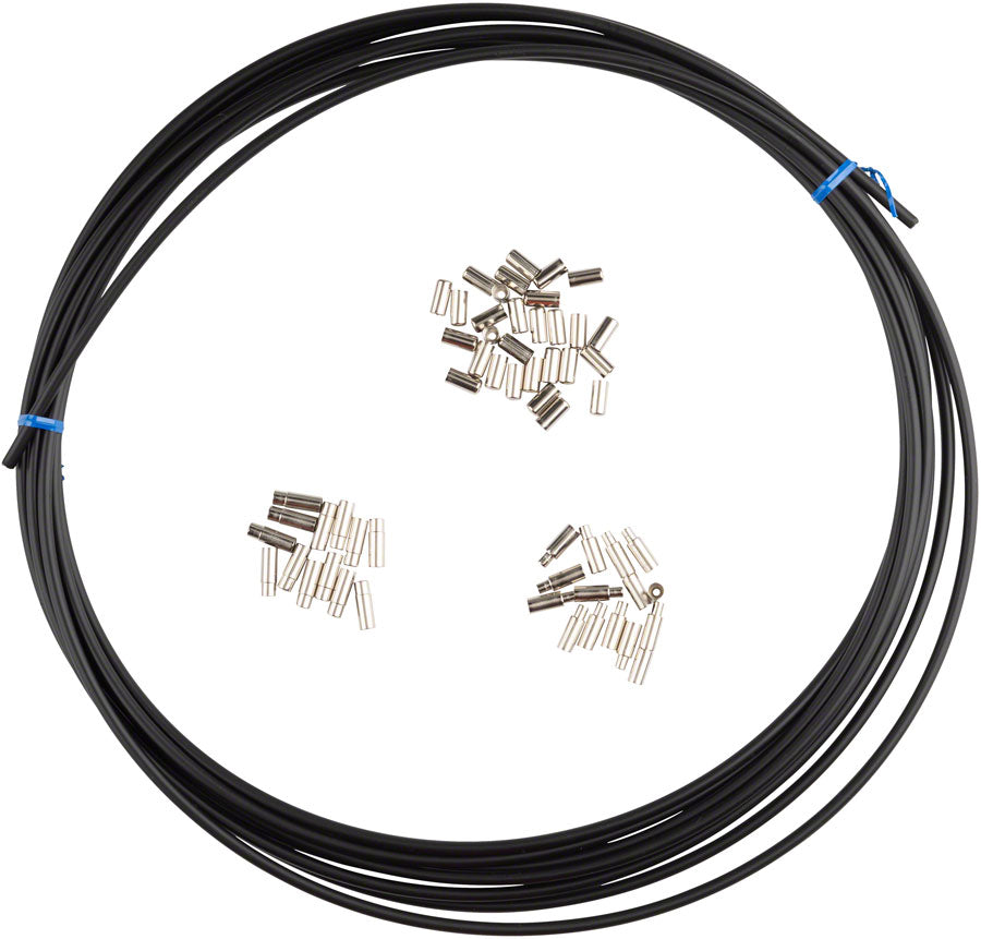 Shimano SIS SP51 Derailleur Housing - 5mm x 25ft Includes End Caps Black