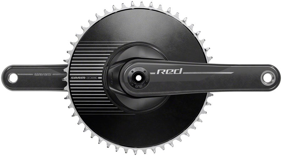 SRAM RED 1 Crankset - 170mm 12-Speed 50t Aero Chainring 8-Bolt Direct Mount DUB Spindle Interface Natural Carbon E1