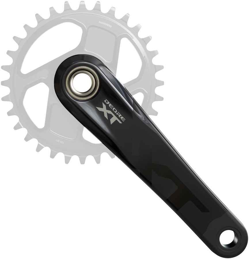 Shimano Deore XT FC-M8200 Crankset - 170mm 1x Direct Mount Hollowtech II Hollow-Forged Crankarms BLK