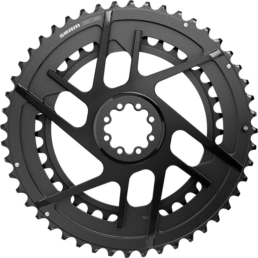 SRAM Rival 2x Chainring Kit - 48/35t 2x12-Speed 8-Bolt Direct Mount Black E1