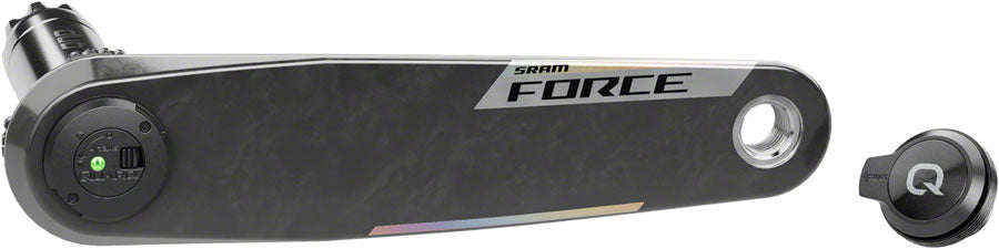 SRAM Force AXS Wide Left Crank Arm Power Meter Spindle Assembly - 165mm 12/13-Speed DUB PM Spindle Carbon E1