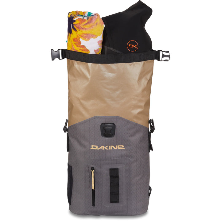 Dakine Cyclone Wet/Dry Rolltop Backpack 34L-Castlerock/Stone