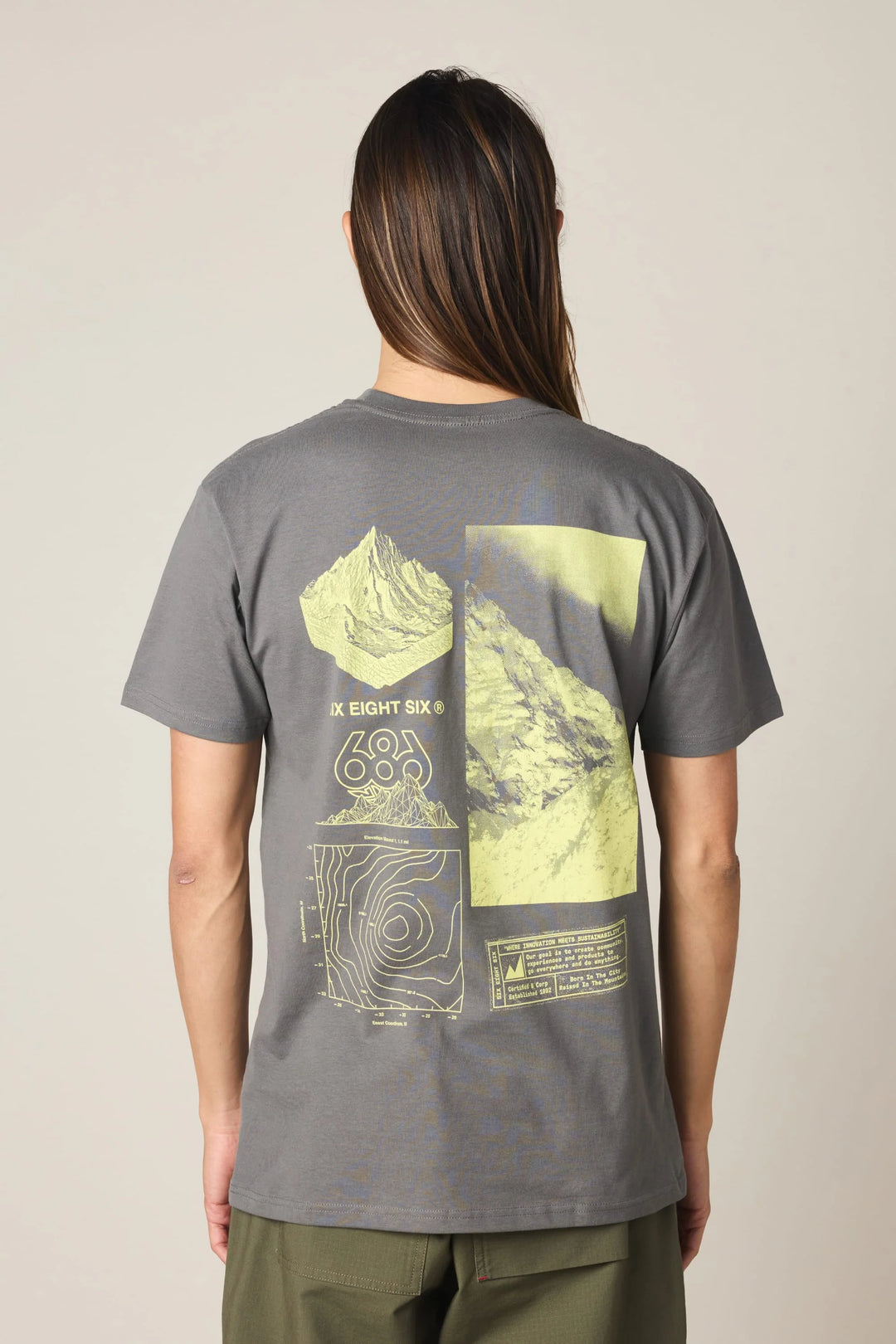 686 Cross Cut Authentic SS T shirt