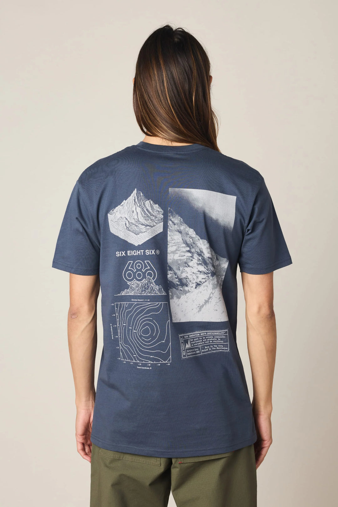 686 Cross Cut Authentic SS T shirt