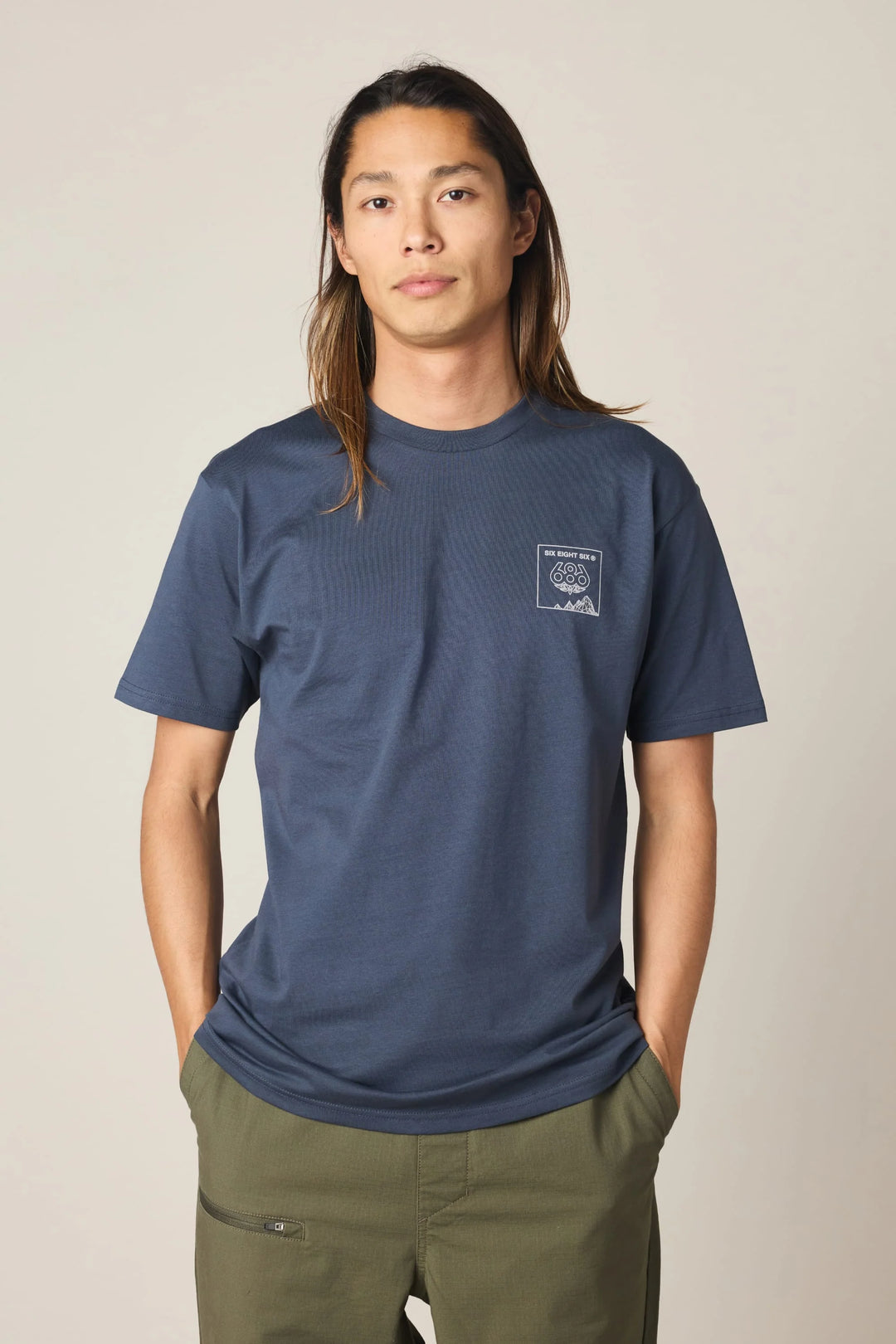 686 Cross Cut Authentic SS T shirt