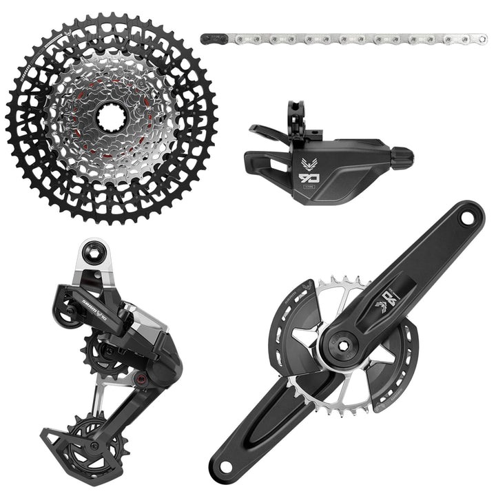 SRAM Eagle 90 T-Type Groupset - 170mm Wide Crank 32t Chainring Trigger Shifter 10-52t 12-Speed Cassette Rear Derailleur Chain