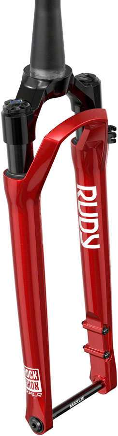 RockShox RUDY Ultimate XPLR Race Day 2 Suspension Fork - 700c 40 mm 12 x 100 mm 51 mm Offset Electric Red A2