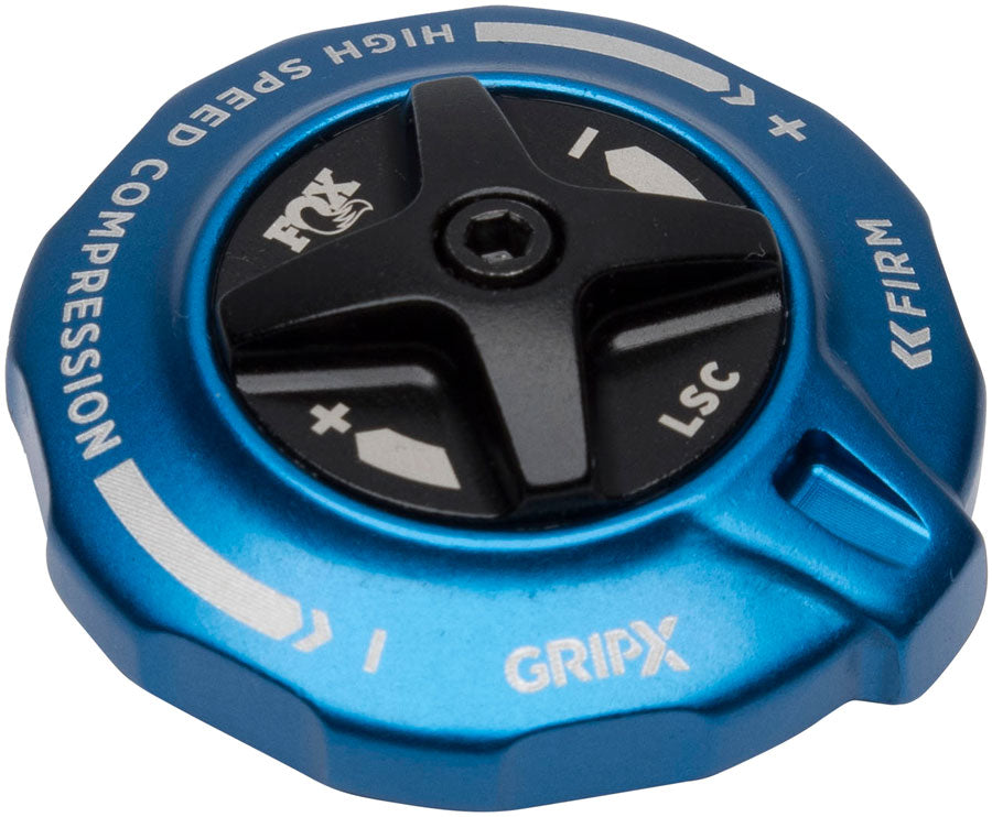 FOX GRIP X Top Cap Interface Parts - 2025  HSC / LSC Blue Ano