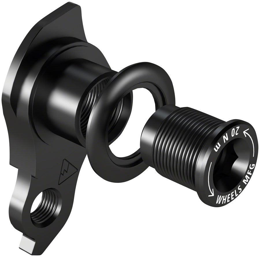 Wheels Manufacturing Universal Derailleur Hanger - 487 For Trek ABP MTB Frames designed to accept SRAM UDH BLK