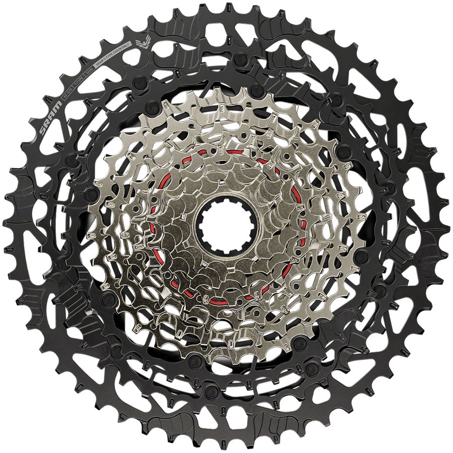 SRAM Eagle T-Type XS-1270 Cassette - 12-Speed 10-52t For HG 8-10 Driver Silver/BLK