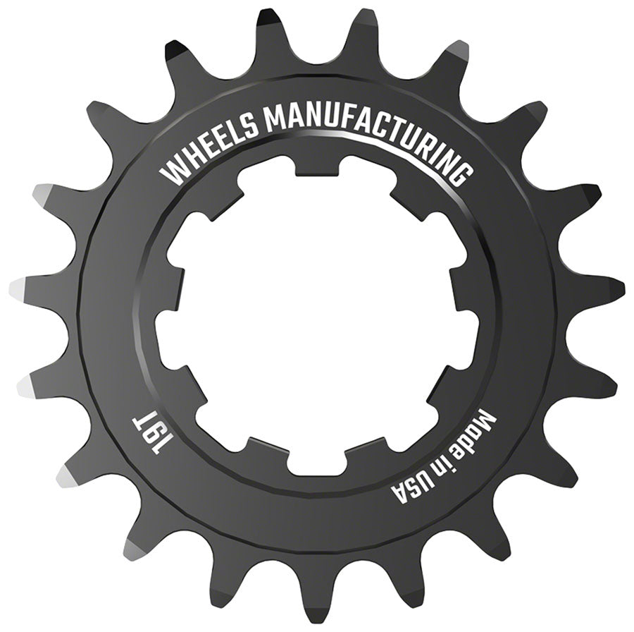 Wheels Manufacturing SOLO-SPEED Cog - 19t Fits SOLO-SPLINE SOLO-XD kits BLK