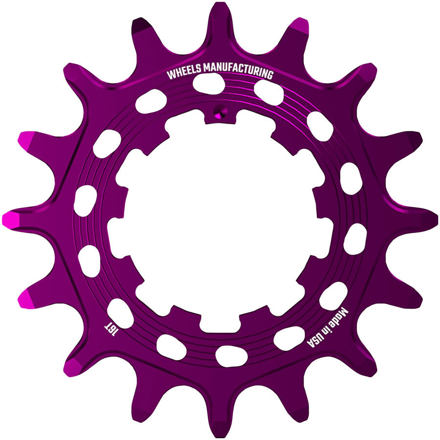 Wheels Manufacturing SOLO HG Cog - 16t Fits SOLO-HG Kits Purple