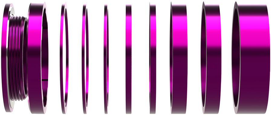 Wheels Manufacturing SOLO-HG Single Speed Conversion Kit - For HG Style Hubs Purple