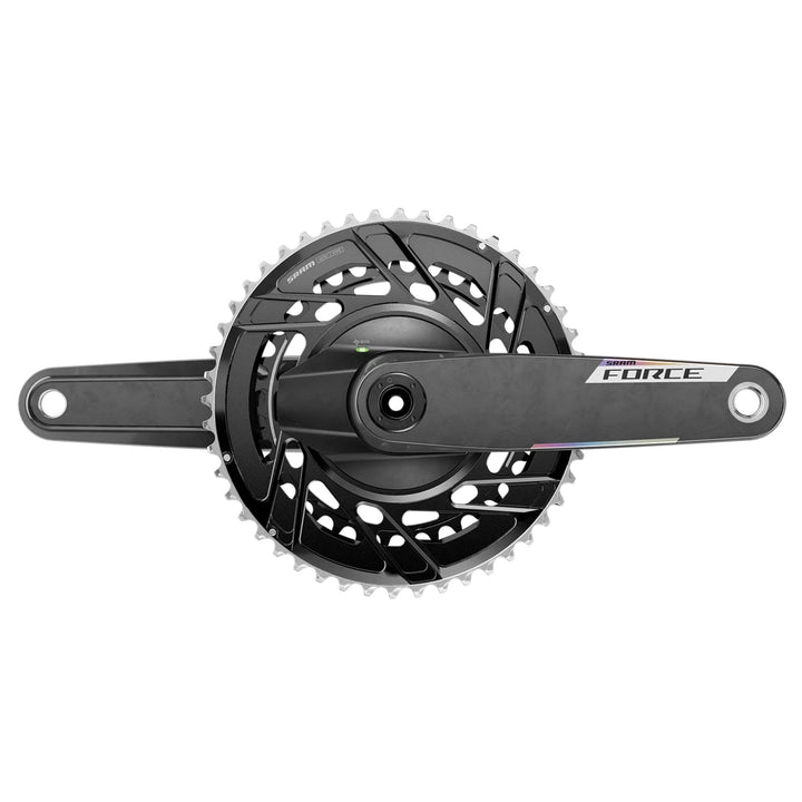 SRAM Force AXS Power Meter Crankset - 165mm 12-Speed 48/35t Thread Mount 8-Bolt PM Spider DUB Spindle Carbon E1