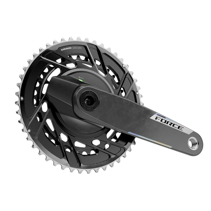 SRAM Force AXS Power Meter Crankset - 165mm 12-Speed 48/35t Thread Mount 8-Bolt PM Spider DUB Spindle Carbon E1