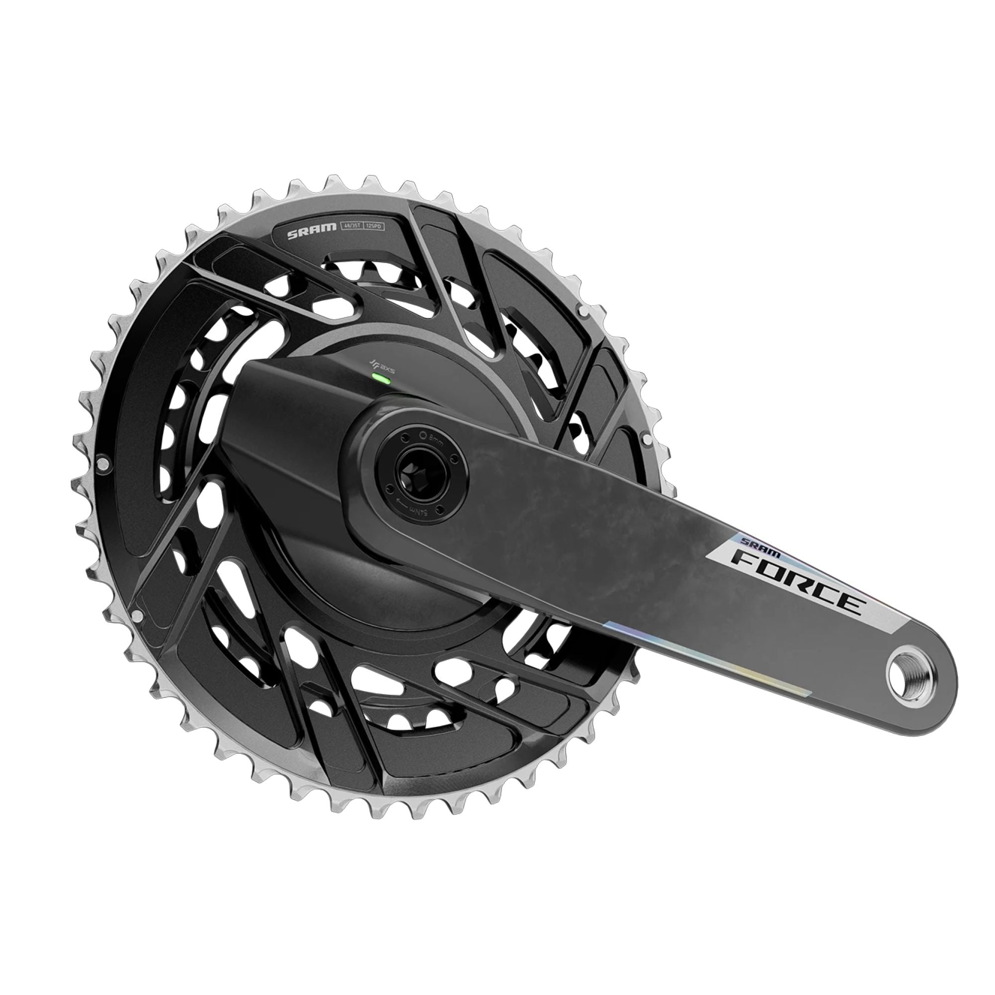 SRAM Force AXS Power Meter Crankset - 165mm 12-Speed 50/37t Thread