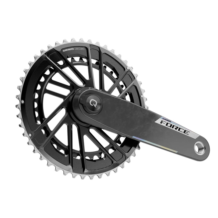 SRAM Force AXS Power Meter Crankset - 165mm 12-Speed 48/35t Thread Mount 8-Bolt PM Spider DUB Spindle Carbon E1