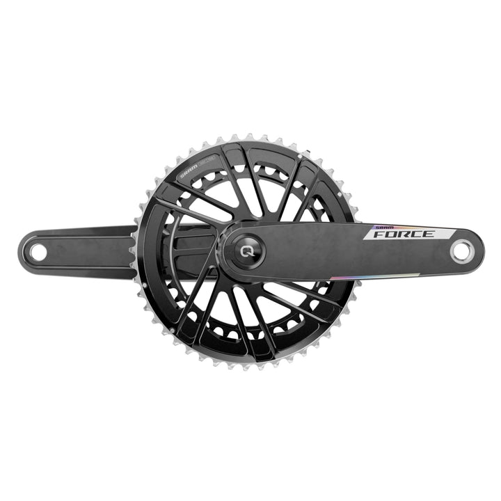 SRAM Force AXS Power Meter Crankset - 165mm 12-Speed 48/35t Thread Mount 8-Bolt PM Spider DUB Spindle Carbon E1