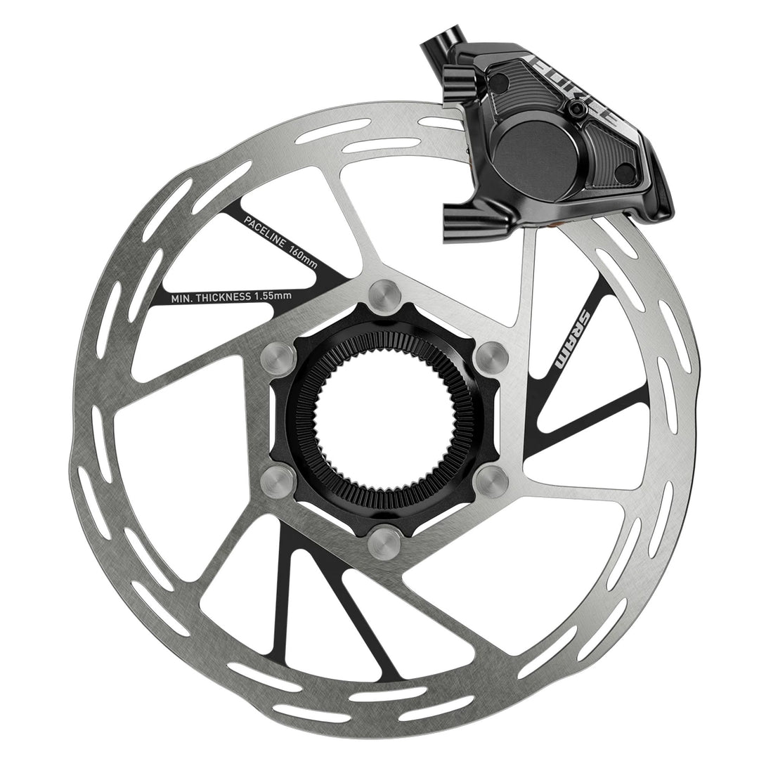 SRAM Force eTap AXS HRD Shift/Brake Lever Hydraulic Disc Caliper - Right/Rear Flat Mount 20mm Offset 1800mm Hose BLK E1