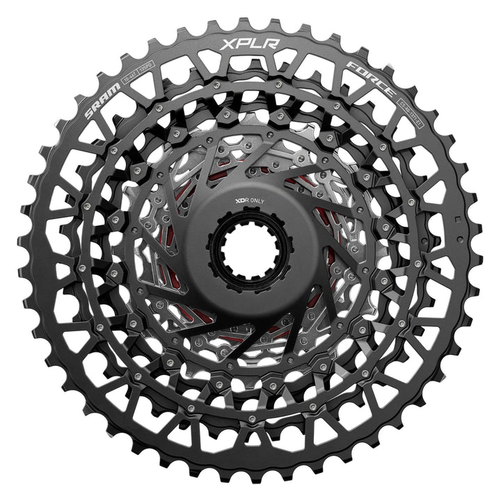 SRAM Force XPLR XG-1371 Cassette - 13-Speed 10-46t For XDR Driver Silver E1