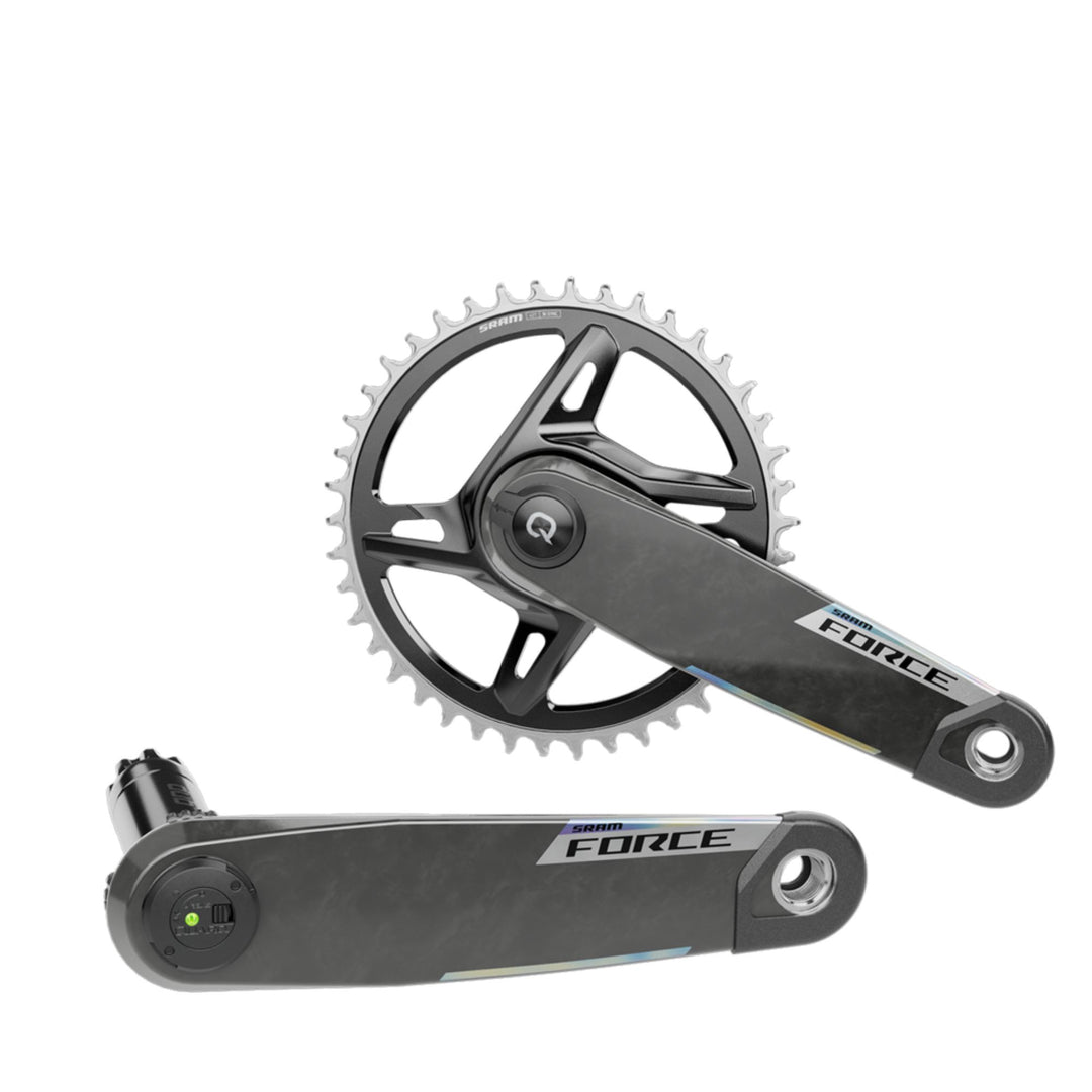SRAM Force 1x XPLR AXS Power Meter Wide Crankset - 172.5mm 12/13-Speed 42t 8-Bolt Direct Mount DUB PM Spindle Carbon E1