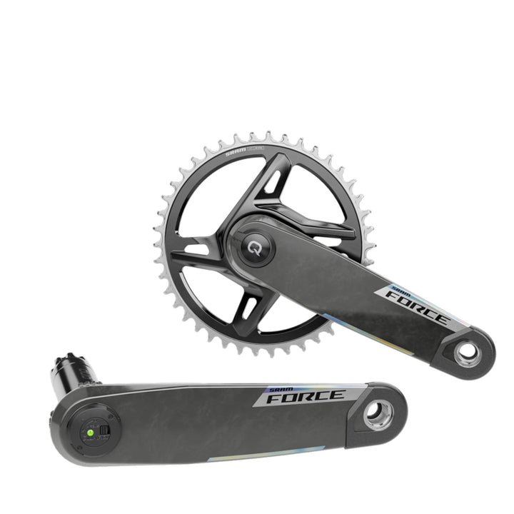 SRAM Force 1x XPLR AXS Power Meter Wide Crankset - 172.5mm 12/13-Speed 42t 8-Bolt Direct Mount DUB PM Spindle Carbon E1