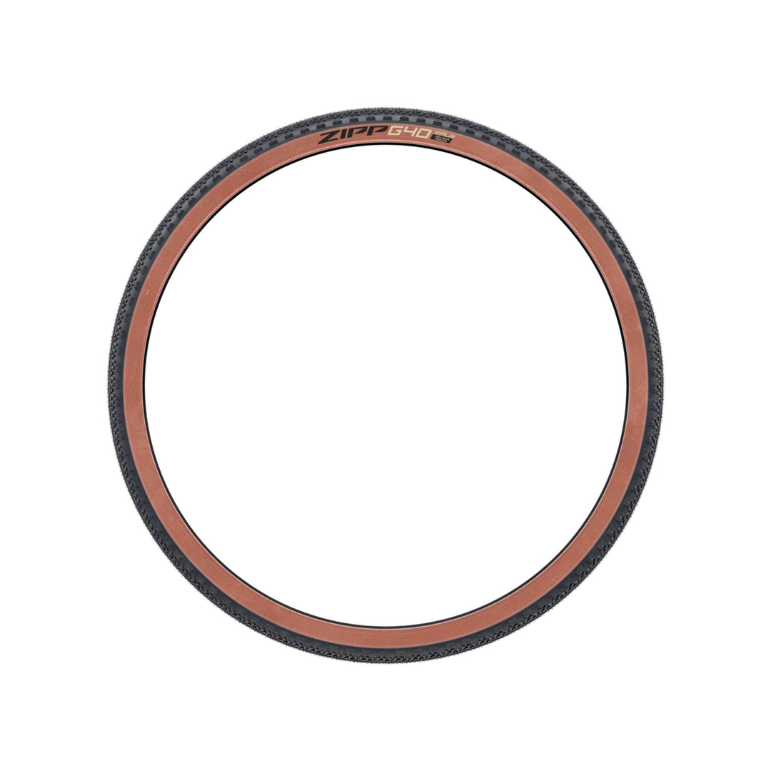 Zipp G40 XPLR Puncture Resistant Tire - 700 x 40 Tubeless Folding BLK/Tan A2