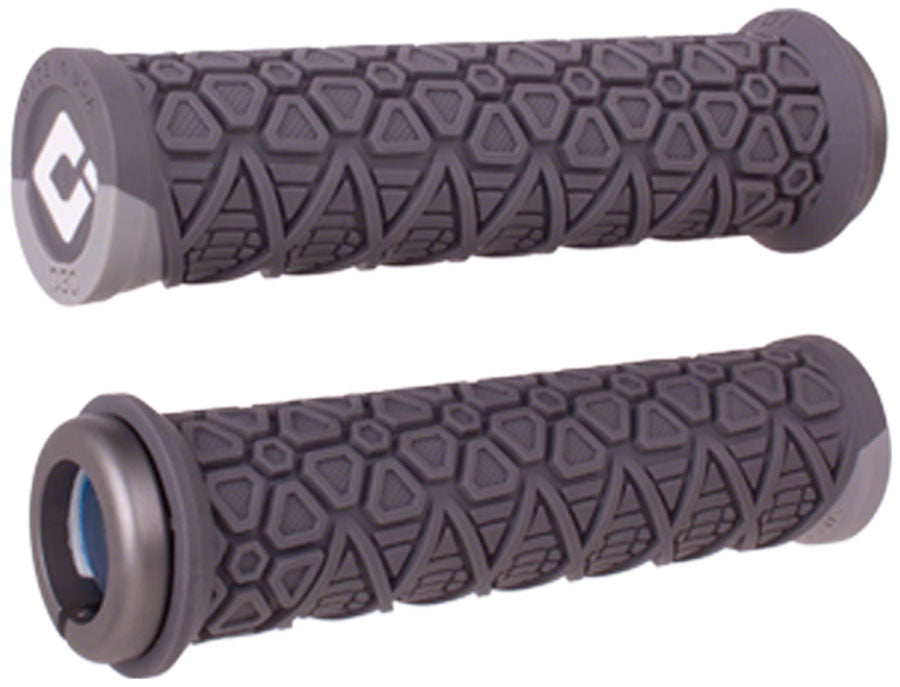 ODI Vanquish Grips - Graphite/Gray Lock-On