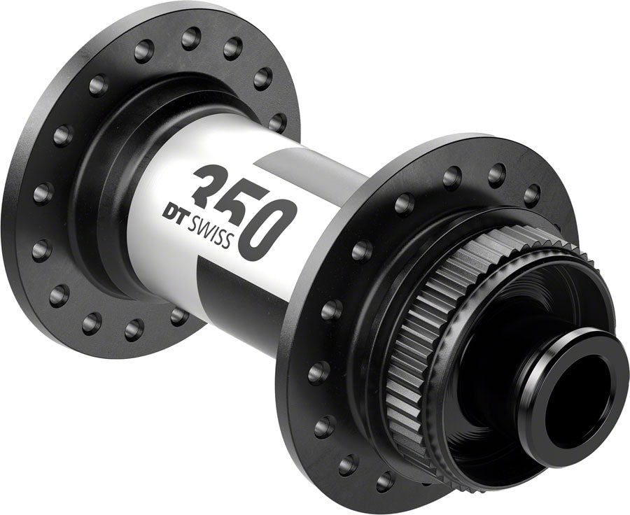 DT Swiss 350 Front Hub - 12 x 100mm Center-Lock Black 24H