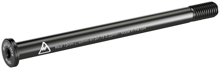 Wheels Manufacturing Rear Thru Axle - M12 x 1.75 x 22 165mm