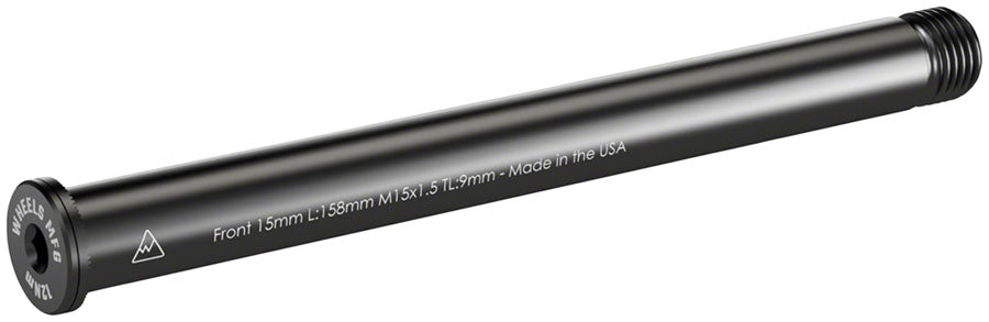 Wheels Manufacturing Front Thru Axle - M15 x 1.5 x 9 158mm