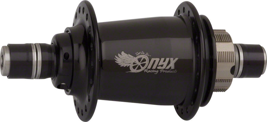 Onyx BMX Ultra Rear Hub - 3/8" 10 x 110mm Rim Brake Black 36H