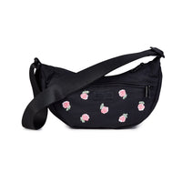 Just A Rose Embroidery Black