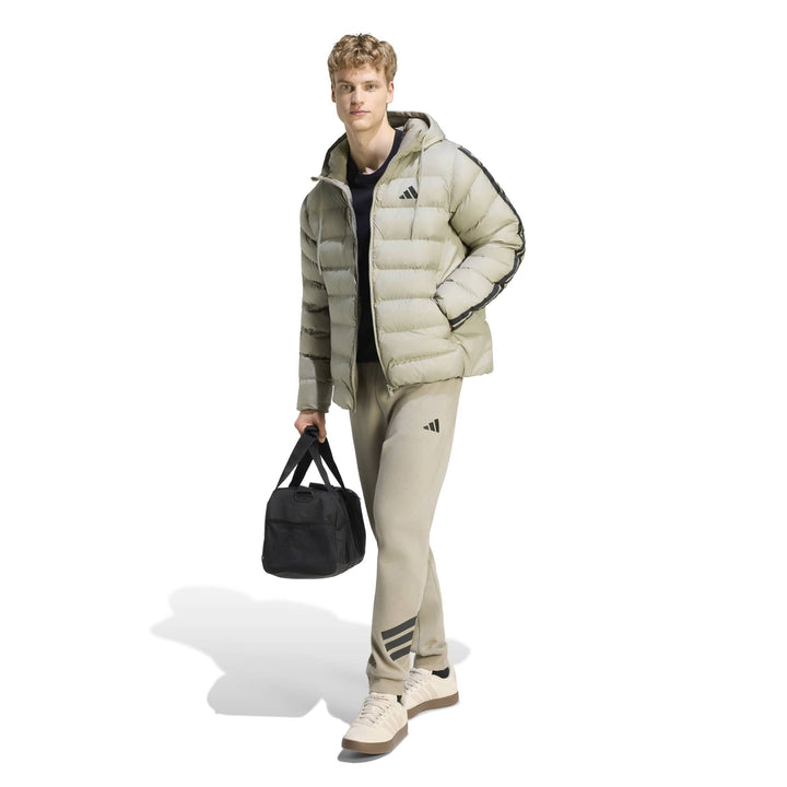 Adidas Essentials Climawarm 3 Stripes Synthetic Down Jacket