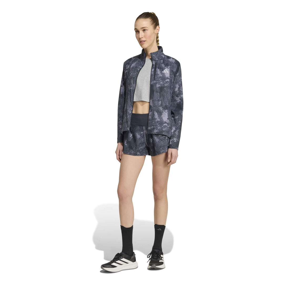 Adidas Women's Adi365 Running Animal Print Iconic Jacket