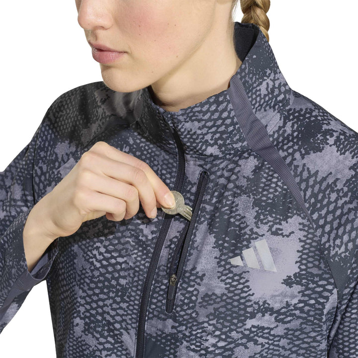 Adidas Women's Adi365 Running Animal Print Iconic Jacket