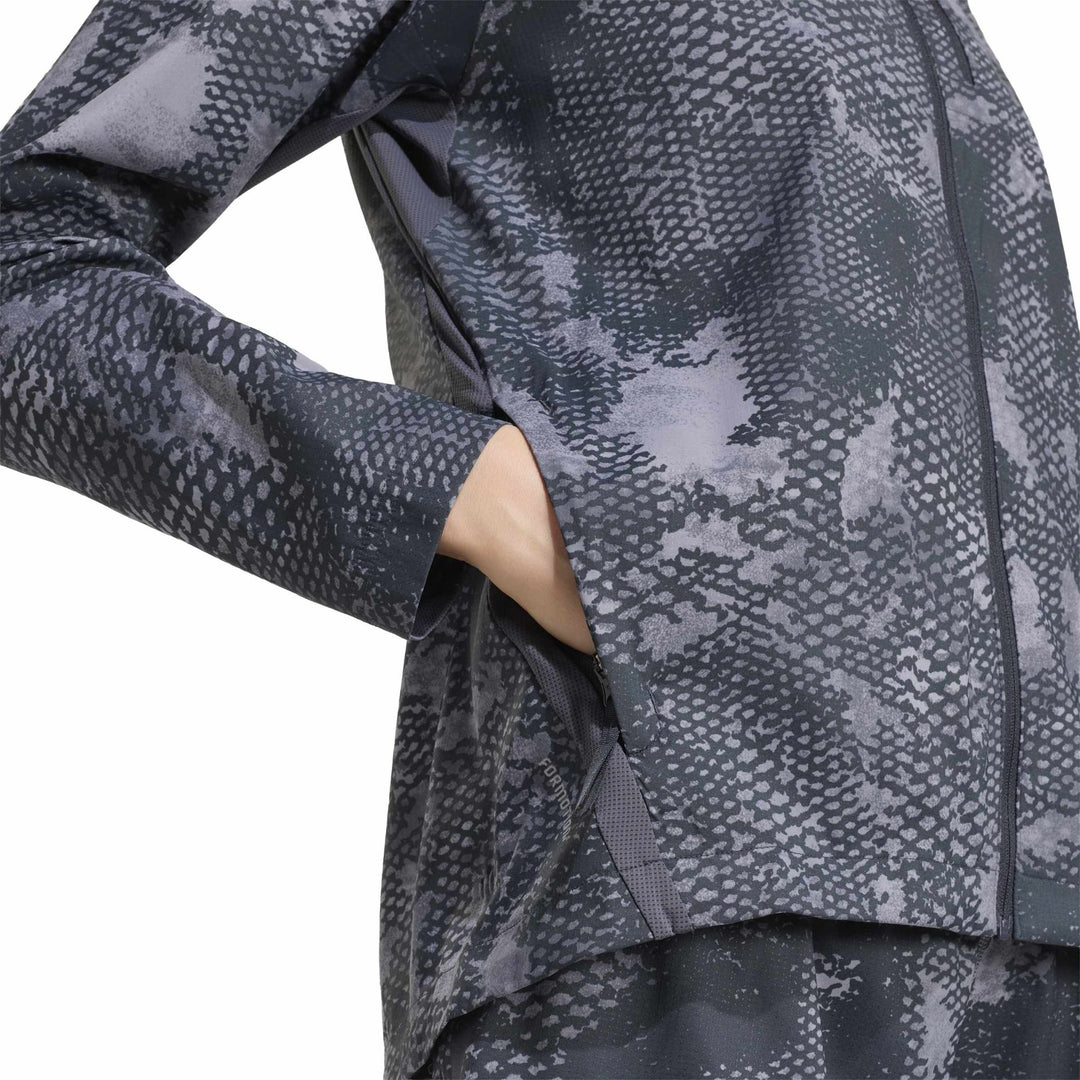 Adidas Women's Adi365 Running Animal Print Iconic Jacket