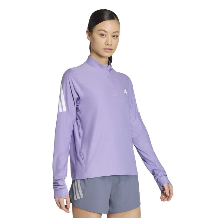 Adidas Women's Adi365 Running Iconic Climacool Half-Zip