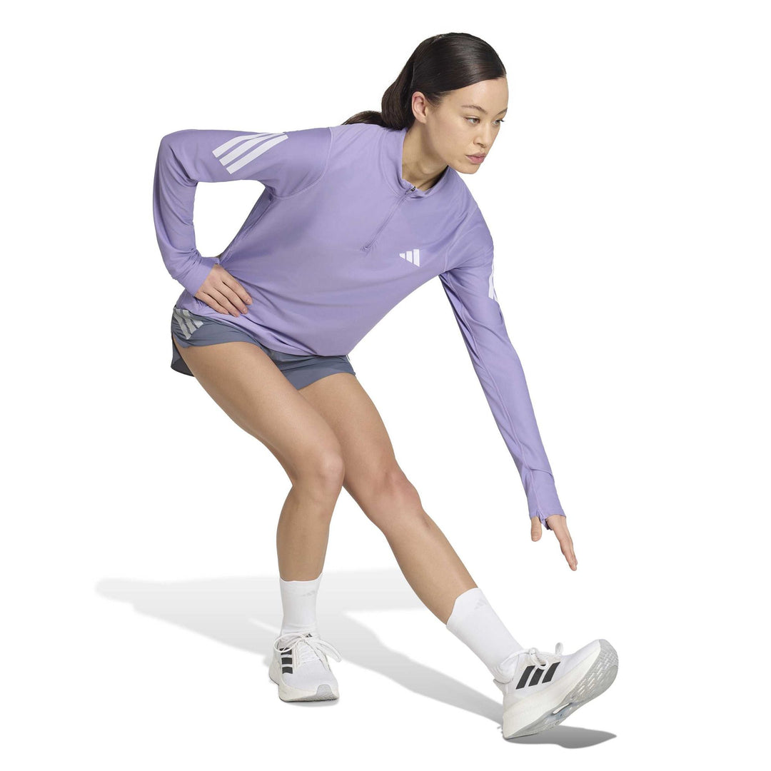 Adidas Women's Adi365 Running Iconic Climacool Half-Zip