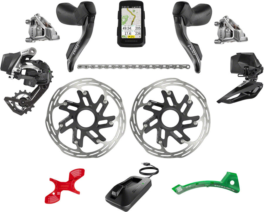 SRAM FORCE eTap AXS RED RD ミックス3点セット SRAM Red eTap AXS Road Groupset - 2x12-Speed HRD Shift/Brake