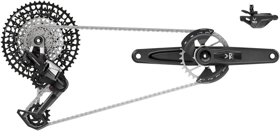 SRAM Eagle 90 T-Type Groupset - 170mm Wide Crank 32t Chainring Trigger Shifter 10-52t 12-Speed Cassette Rear Derailleur Chain