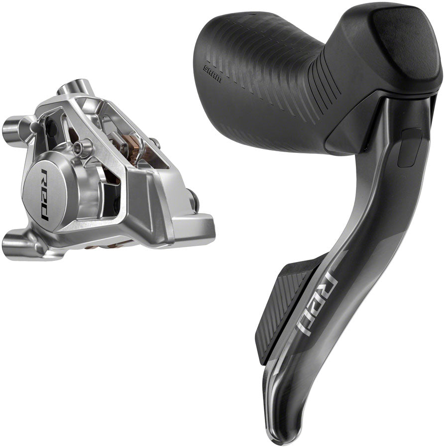SRAM RED eTap AXS HRD Shift/Brake Lever Hydraulic Disc Caliper - Right/Rear Flat Mount 20mm Offset 1800mm Hose BLK E1